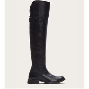 Frye Boots Shirley OTK Foldover Riding Boots